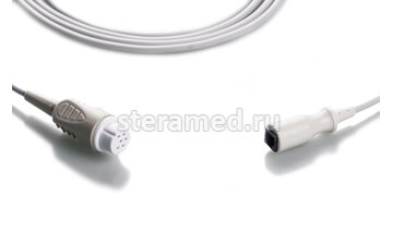 Кабель для подключения датчика инвазивного измерения давления Mindray Passport, Passport II, Passport XG, Spectrum, Spectrum OR, Trio разъем Abbott