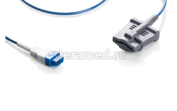 Датчик SpO2 пульсоксиметрический взрослый силиконовый "варежка" для GE Datex - Ohmeda (Trusignal): 3755, 3700, 3800, 3900, 3900Р, 4700, AS/3, CS/3, Cardiocap/5, S/5, TuffSat B40i, B60i, B450 фото 1