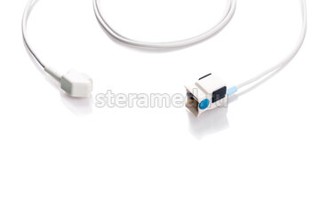 Датчик SpO2 пульсоксиметрический педиатрический клипса для Criticare 503DX-W, 503S, 503DX, 503 Spot, 504DX/P, 504DX, 506 (кроме 506LN3), 507ELC2, 8000, 8100 серии, Poet Plus, R Plus, Poet (602-3A), Scholar, Scholar III, nCompass, nGenuity; CareFusion фото 1