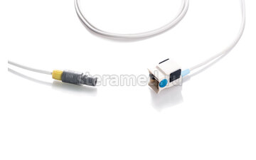 Датчик SpO2 пульсоксиметрический педиатрический клипса для ОП-31.1, ОП-31.3, МПР5-02, МПР6-03, МПР6/4-03, ИВЛ МВ 200, ИВЛ MV200 разъем ODU9 фото 1