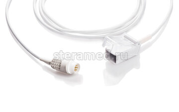 Кабель переходник пульсоксиметрический SpO2 для Goldway UT4000A, UT4000B, UT4000F, UT4000ACS, UT4000C, UT4000, UT4000EUT, UT4000F, UT4000APro, UT4000FPro, UT6000A ( Oximax) 3.0 м