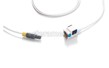 Датчик SpO2 пульсоксиметрический педиатрический клипса для ОП-31.1, ОП-31.3, МПР5-02, МПР6-03, МПР6/4-03, ИВЛ МВ 200, ИВЛ MV200 разъем ODU7 фото 1