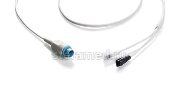 Датчик SpO2 пульсоксиметрический универсальный Y образный для Nihon Kohden: AL-800PA Модуль, BSM-1101 Life Scope EC, BSM-2101/2 Life Scope L, BSM-3101 Life Scope LC, BSM-7100/7200 Life Scope 8, BSM-8200/1 Life Scope 12, BSM-8301/2 Life Scope 9 фото 1