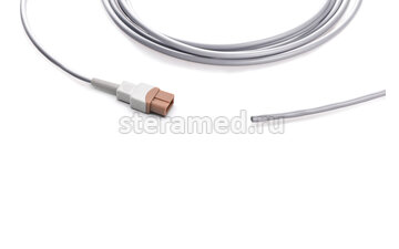 Датчик температуры внутриполостной педиатрический для мониторов Spacelabs Ultraview 90351-0/6, 90369, 90465, 90466, 90467, 40489, 90367, 90651A-08, IM77, 91220, mCare300, 466, 90308, 90309, 90369, 90469, 91220-B, 90496, Burdick PRO2