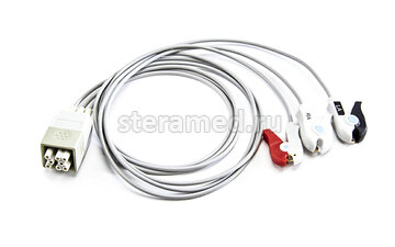 Кабель ЭКГ 3 электрода для GE APEX PRO FH